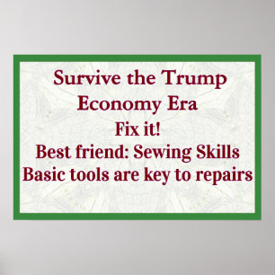 Överleva Trump Ekonomi Fixa Det Poster