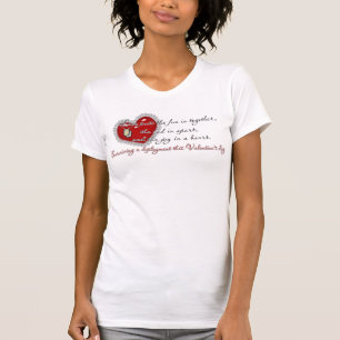 Överleva utplacering en denna valentin t shirt