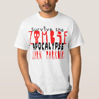 Överleva Zombieapokalypset med Parkour Tee Shirt