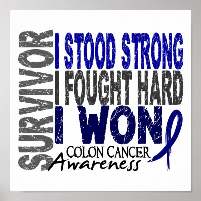Överlevande 4 Colon Cancer Poster (Framsidan)