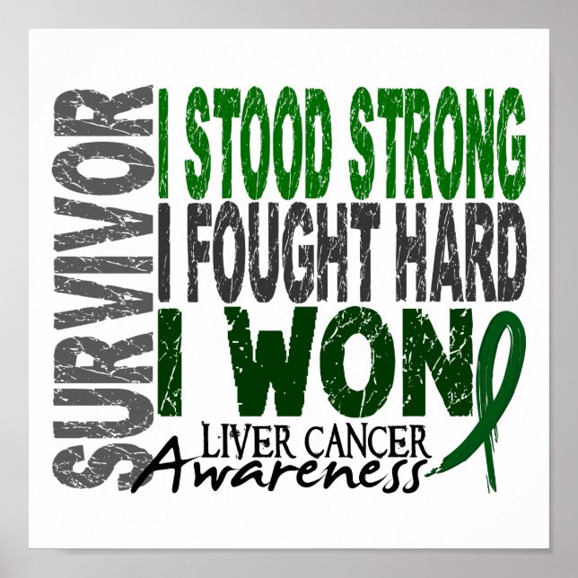 Överlevande 4 Levercancer Poster (Framsidan)
