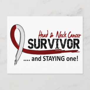Överlevande 8 Huvud Nacke Cancer Vykort