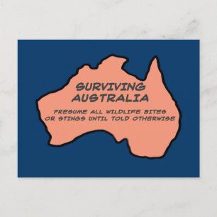 Överlevande Australien Vykort