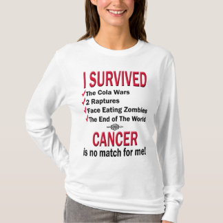 Överlevande - cancer - ingen matchning t-shirt