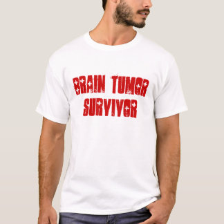 Överlevande för hjärnTumor Tee Shirt