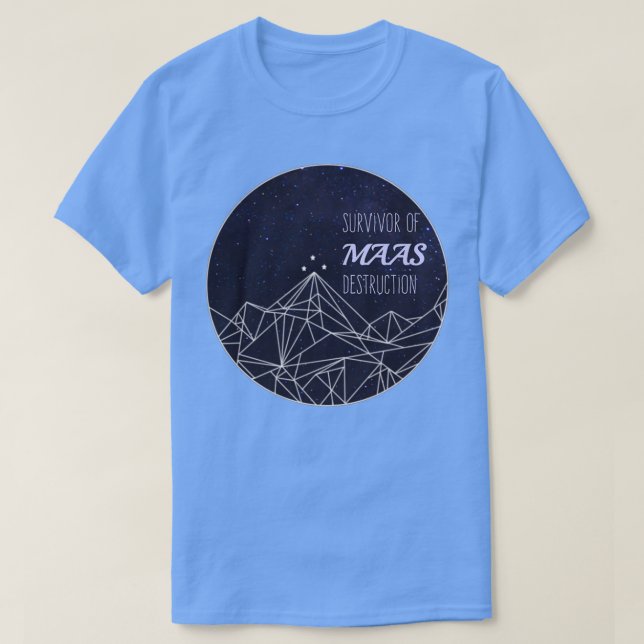 Överlevande från Maas-förstöring T Shirt (Design framsida)