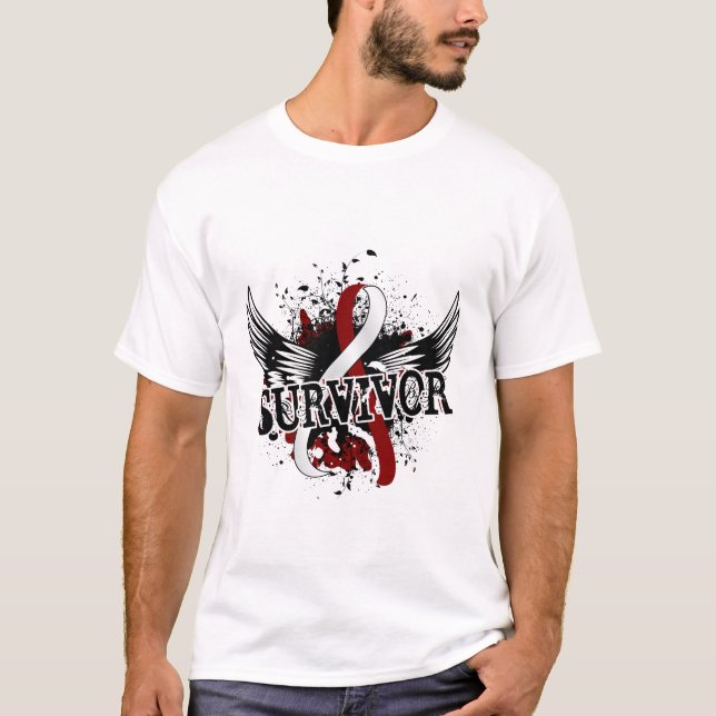 Överlevande Head och nackecancer för 16 T Shirt (Framsida)