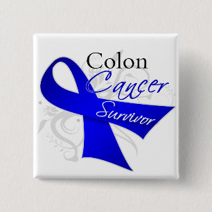Överlevande - koloncancer knapp