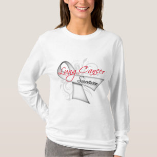 Överlevande - lungcancerband tee shirt
