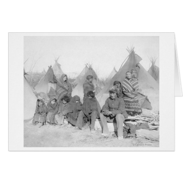 Överlevande medlemmar av Big Foots band Hälsningskort (Framsidan Horizontal)