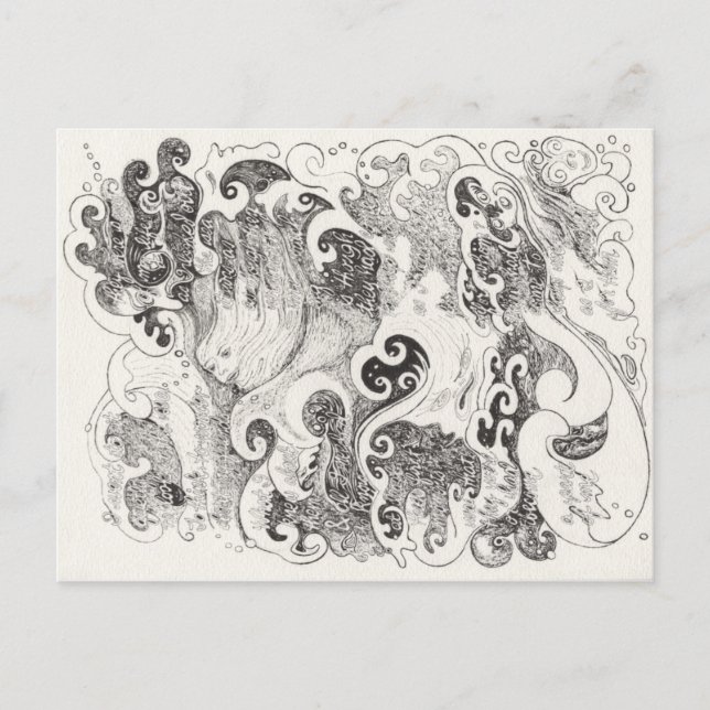 Överlevande nav nr 3: Av havet Vykort (Framsida)