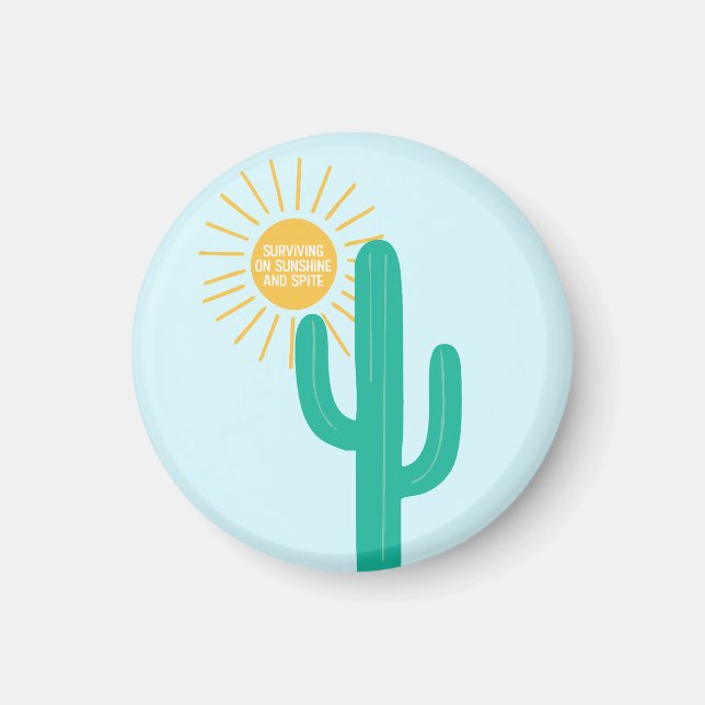 Överlevande på solsken och svit magnet (Framsidan)