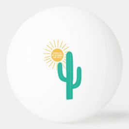 Överlevande på solsken och svit pingisboll