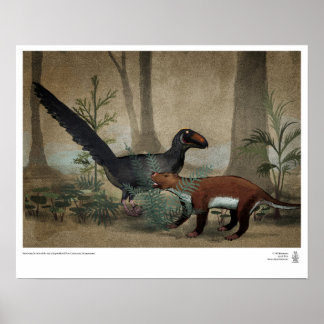 Överlevande: Pantolambda och postkreativ dosinosau Poster