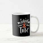 Överlevande Tribe Leukemi Cancer Awareness Ribbon  Kaffemugg<br><div class="desc">Ribbon-gåvor från Survivor Tribe Leukemi Cancer Awareness</div>