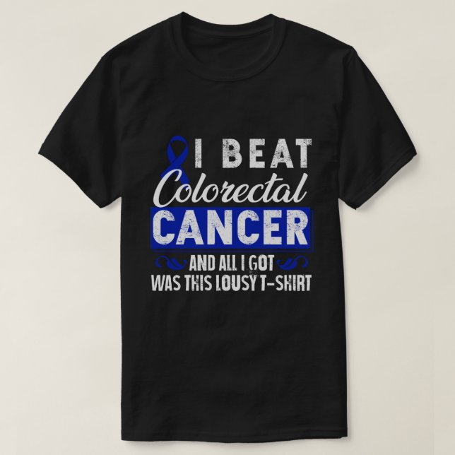 Överlevandegåvor för fjärrskrivbordscancer i Beat  T Shirt (Design framsida)