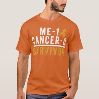 Överlevandemedvetenhet om barncancer Guld Ribbon K T Shirt