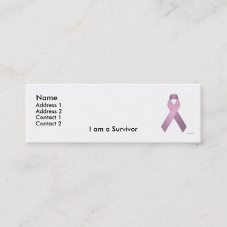 Överlevanden profilerar kortet mini visitkort