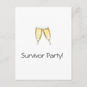 Överlevandeparty Inbjudningar