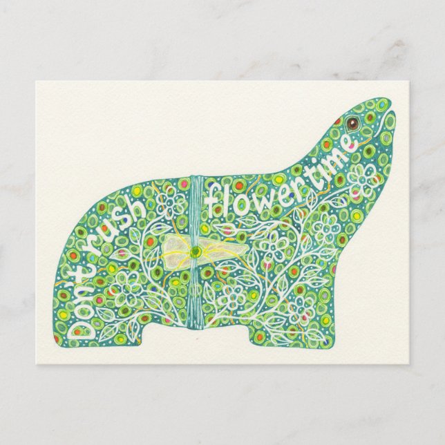 Överlevandes Hubb nr 7: Blomningstid Vykort (Framsida)