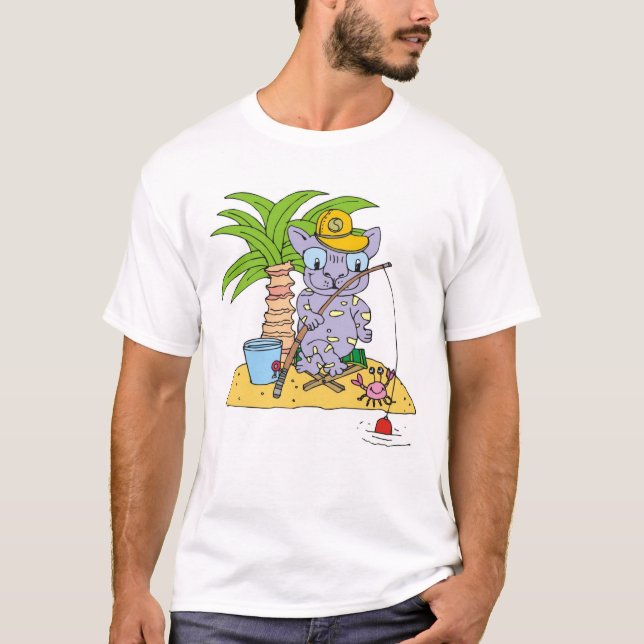 Överlevandetabby katt tee shirt (Framsida)