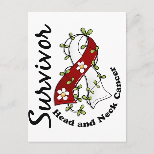 Överlevare av huvud- och halscancer 15 vykort (Framsida)