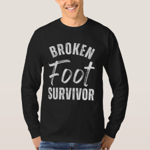 Överlevare med brutet ben Ankelrehabilitering Ki T Shirt