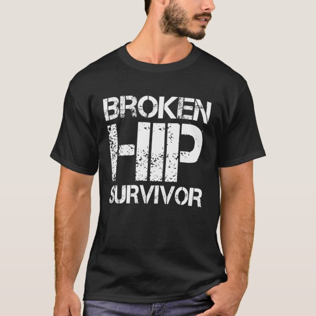 Överlevare med höftfraktur t shirt (Framsida)