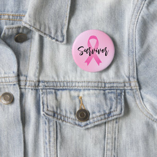 Överlevare Rosa Bröstcancer Knapp