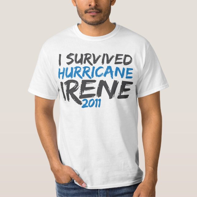 Överlevd orkan Irene Tee Shirt (Framsida)