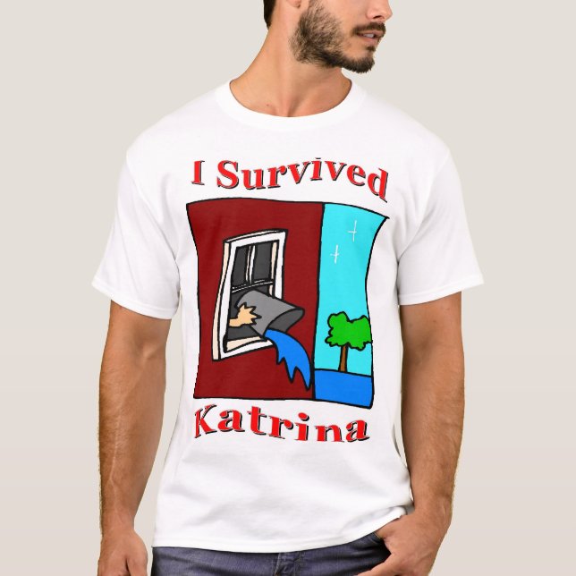Överlevde Katrina Tröja (Framsida)