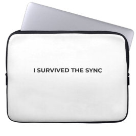 Överlevde Synkningen Minimalistisk Professionell Laptop Fodral