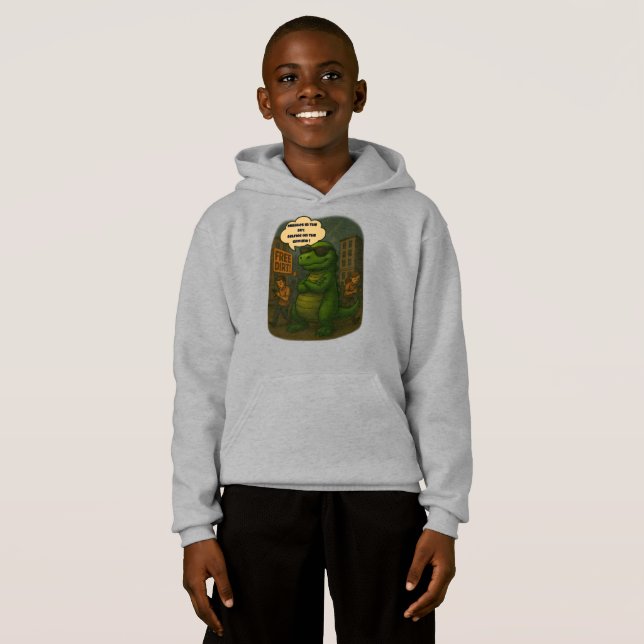 Överlever 2025: Dino Style T Shirt (Hel framsida)