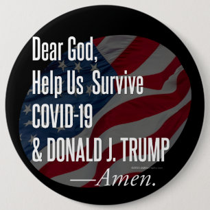 Överlever Covid-19 & Donald Trump Knapp