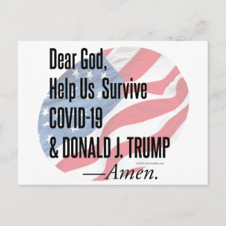 Överlever Covid-19 & Donald Trump. Vykort