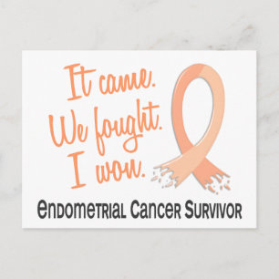 Överlevnad 11 Endometrialcancer Vykort