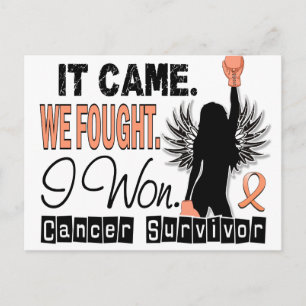 Överlevnad 22 Endometrialcancer Vykort