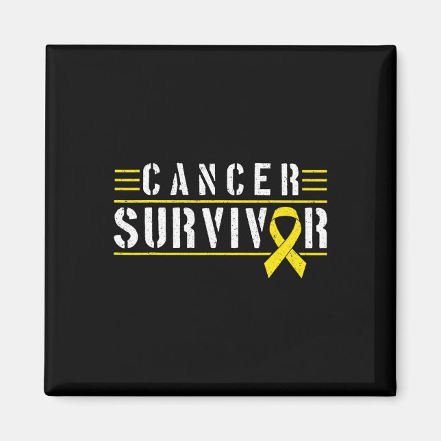 Överlevnad av barncancer 1 Barnomscancer Magnet (Framsidan)