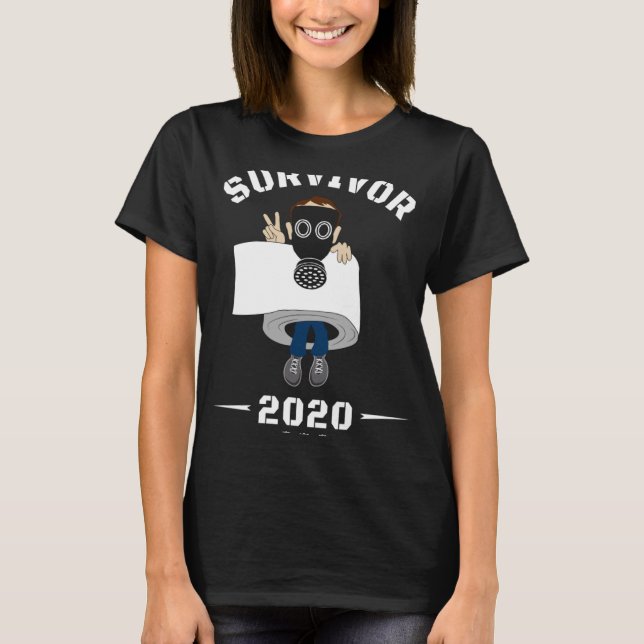 Överlevnad av den Underbara Pappra bristen på toal T Shirt (Framsida)