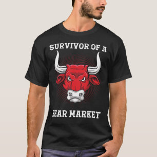 Överlevnad av en björnmarknad t shirt