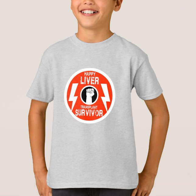 Överlevnad av levertransplantat t shirt (Framsida)