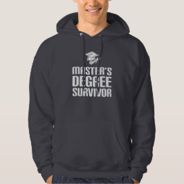 Överlevnad av magisterexamen hoodie