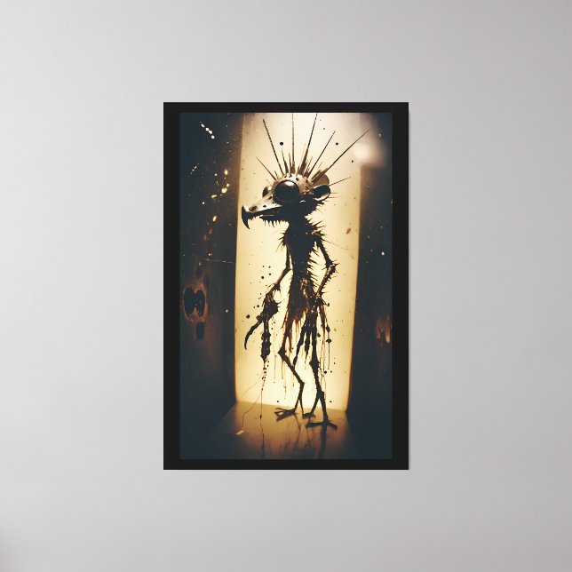 Överlevnad av vardagliga fasor för patrullen i Råt Canvastryck (Framsida)