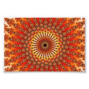 Överlevnad - Fractal Fototryck