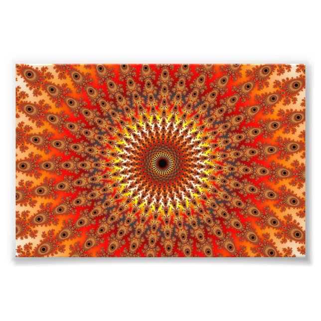 Överlevnad - Fractal Fototryck (Framsidan)