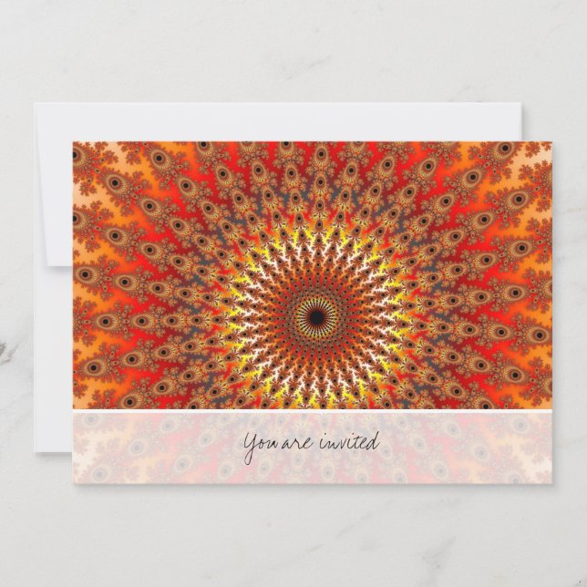 Överlevnad - Fractal Inbjudningar (Framsida)