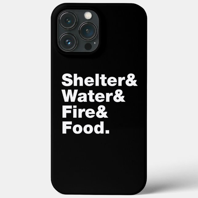 Överlevnad (inkapsling, Vatten och brand och mat)  (Baksida)