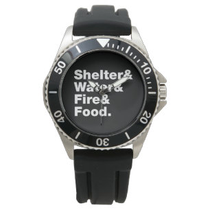 Överlevnad (inkapsling, Vatten och brand och mat) Armbandsur