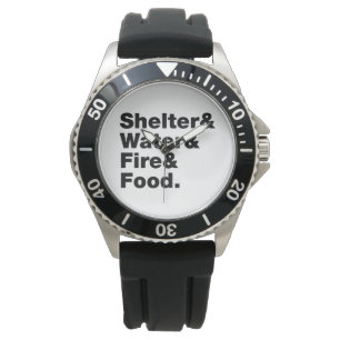 Överlevnad (inkapsling, Vatten och brand och mat) Armbandsur