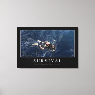 Överlevnad: inspirationsoffert 1 canvastryck